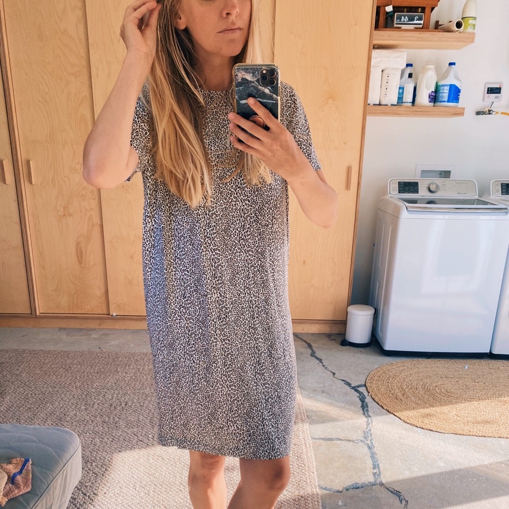 Jenni Kayne Leopard T Shirt Dress